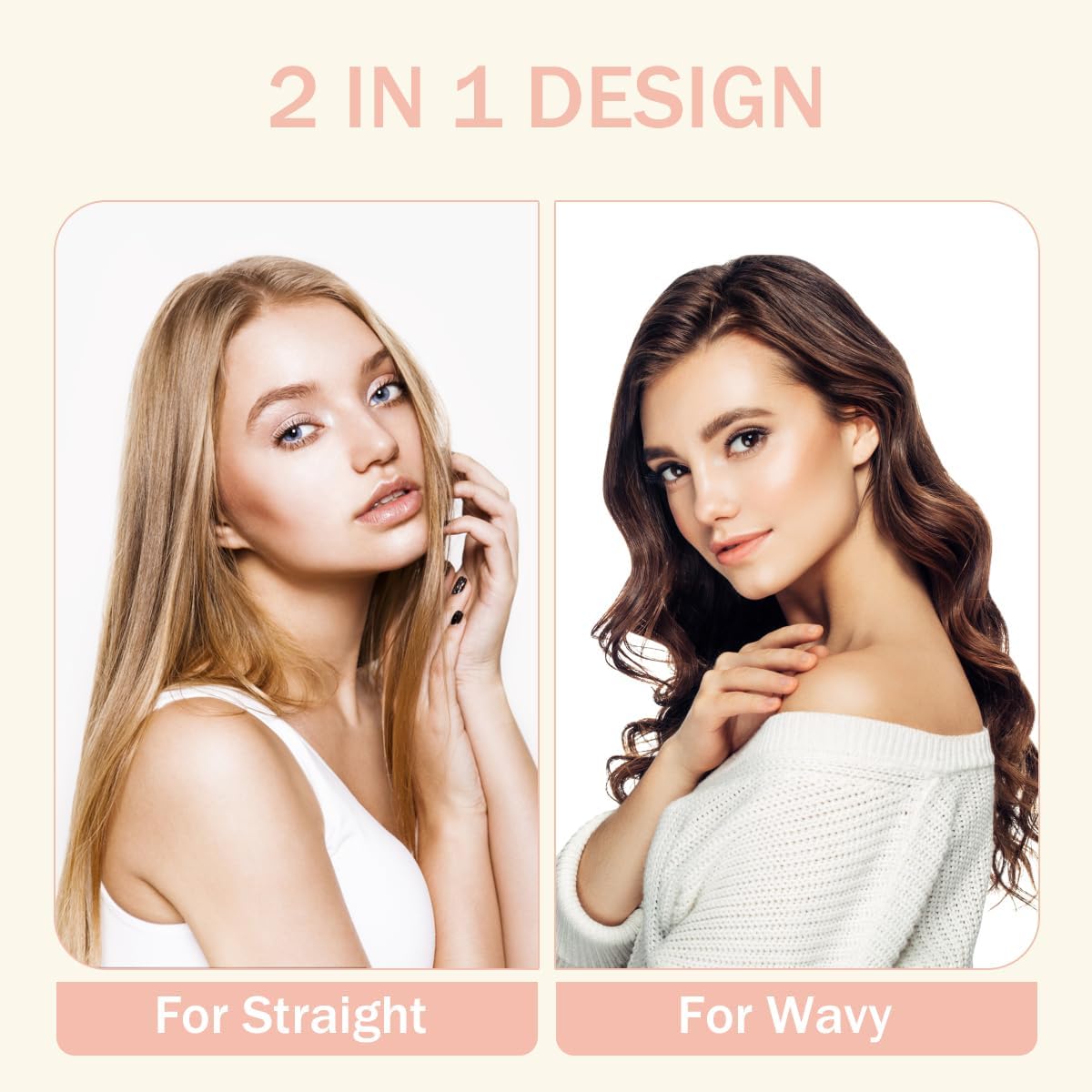 K&K Pro 1 3/4 Inch Ionic Heated Round Thermal Brush for Smooth Curls - Image 4