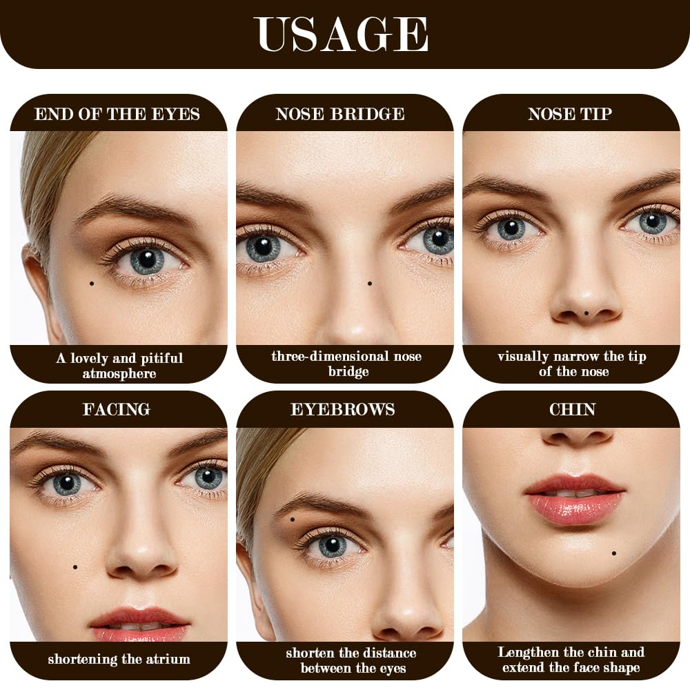 Waterproof Lacrimal Nevus Pen for Natural Brown Spot Creation, Small Round Head, 1 Count - Image 4