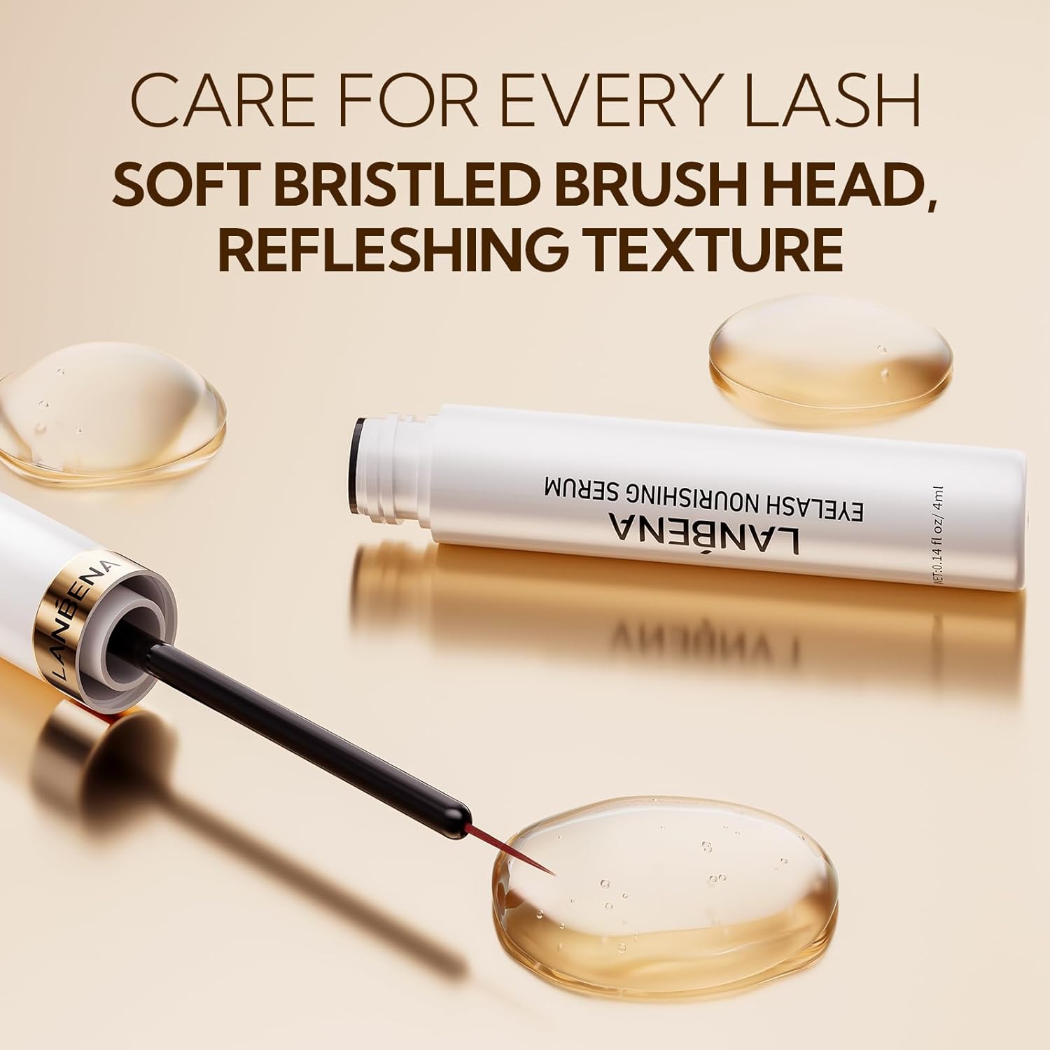 LANBENA 4ml Rapid Lash and Brow Growth Serum for Thicker, Healthier Lashes - Image 8