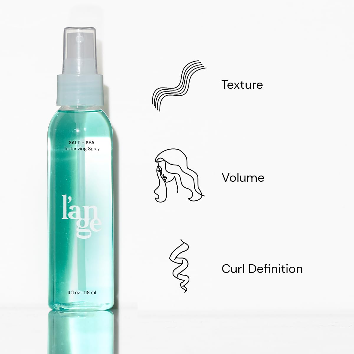 L'ANGE HAIR Sea Salt Texturizing Spray 4 Fl Oz for Beachy Waves Tropical Scent Volume - Image 2