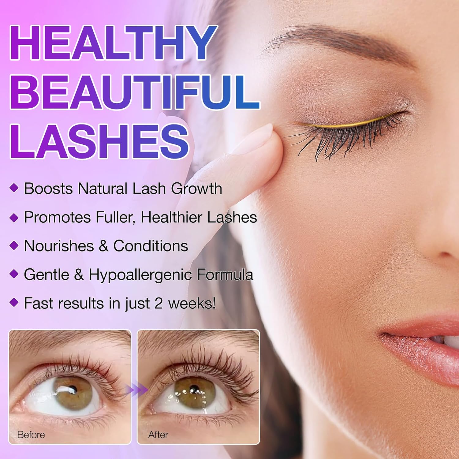 Nourishing Lash Serum 5ml for Thicker, Longer, and Fuller Eyelash Growth - Image 3