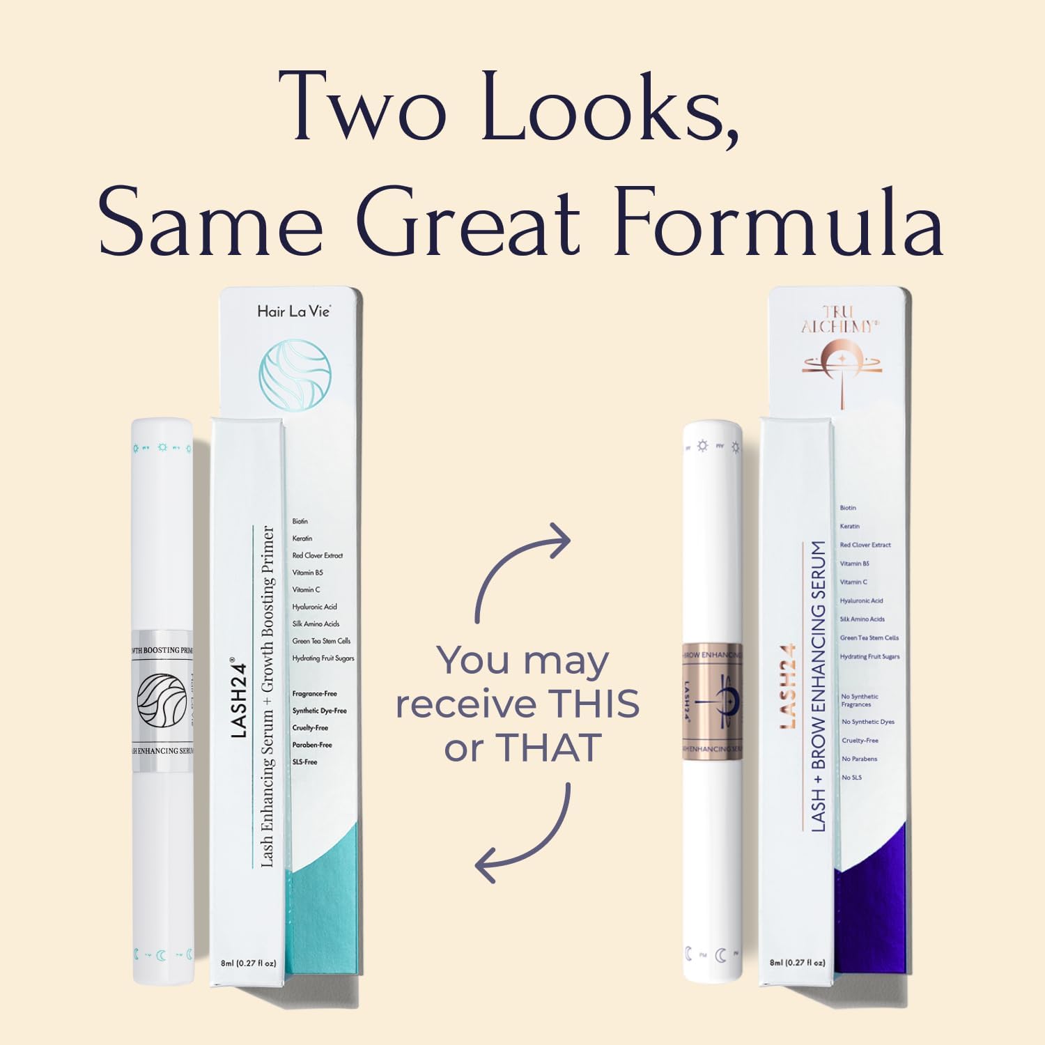 Tru Alchemy Lash24 Dual Formula Eyelash and Eyebrow Serum 2-Month Supply - Image 6