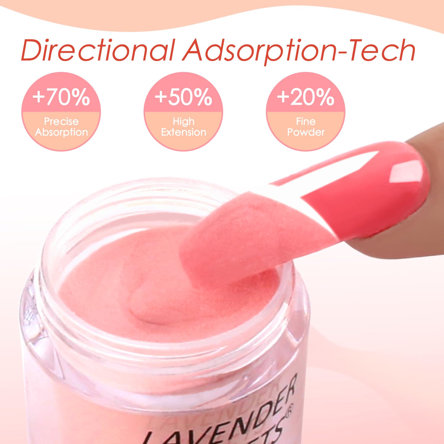 Lavender Violets 6 Color Fast Drying Dip Powder Nail Set for Nail Art - Image 6