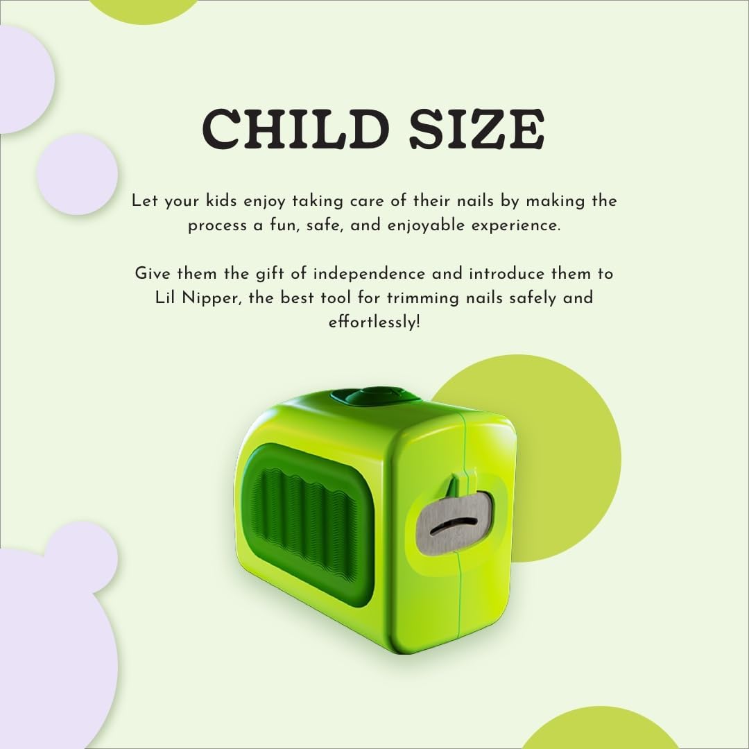 Lil Nipper Electric Baby Nail Clipper with Catcher for Safe Nail Care - Image 2
