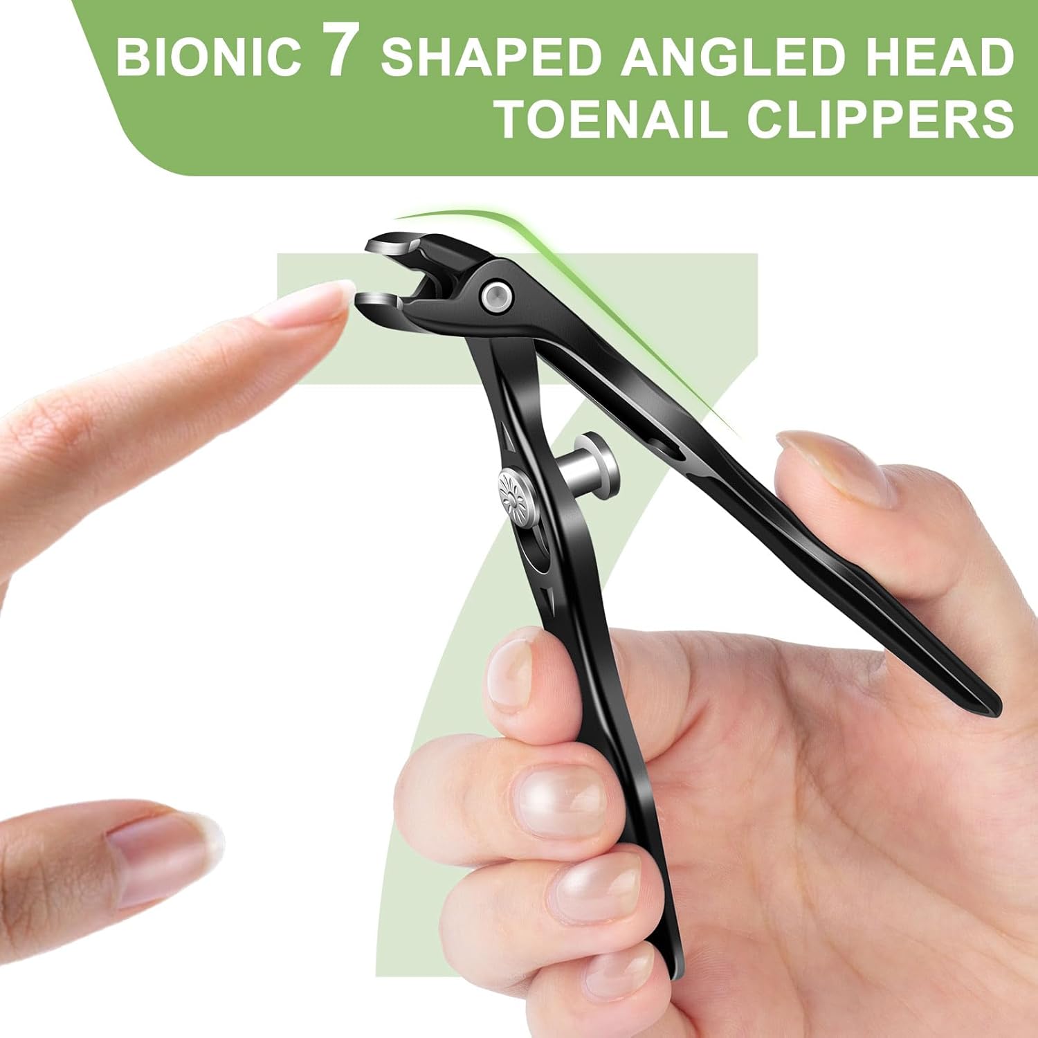 Extra Long Handle Ergonomic Toenail Clipper for Thick Nails, Adult Senior Use - Image 4