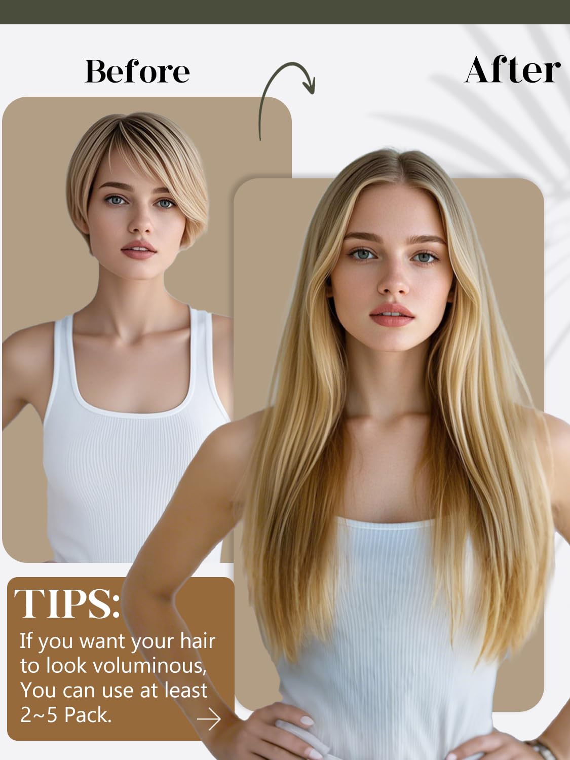 Loxxy Genius 18 Inch Ombre Ash Blonde to Platinum Human Hair Weft Extensions 50g - Image 2