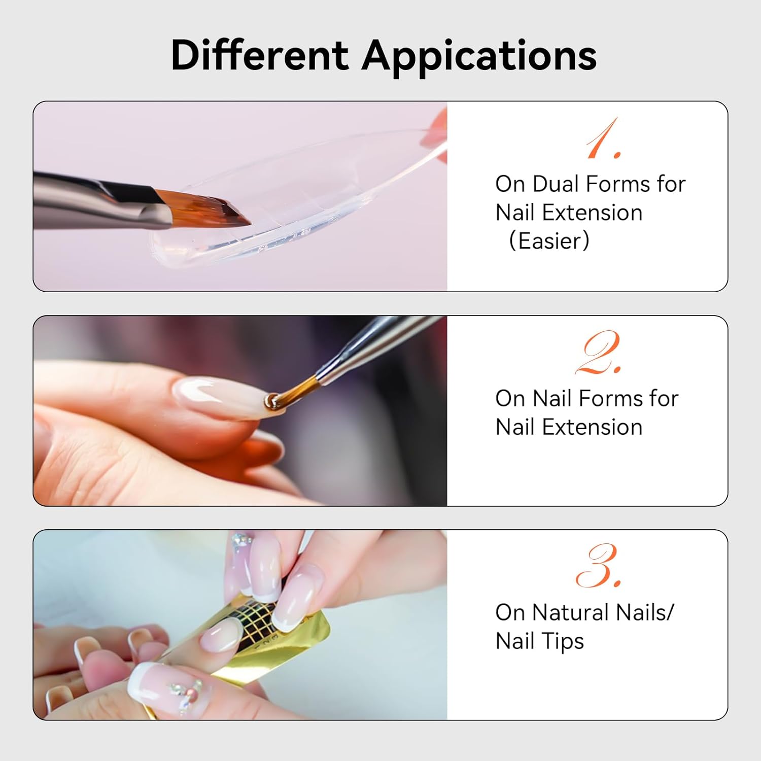 Makartt 1.06 oz Clear Builder Gel Kit for Nail Extensions, Repair, and Strengthening with Tools - Image 6