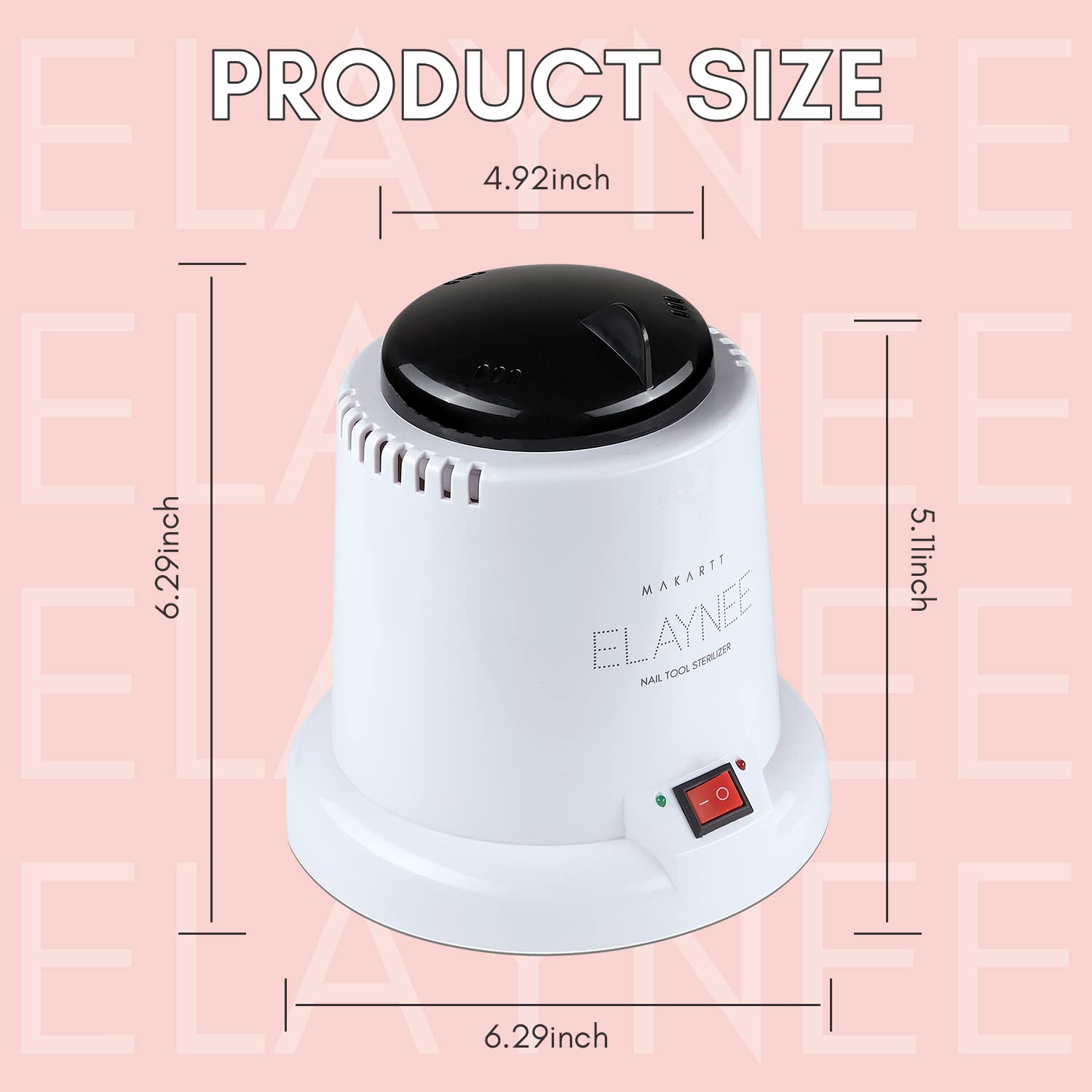 Makartt High-Temperature Nail Tool Sterilizer Autoclave for Salon Esthetician Supplies - Image 4