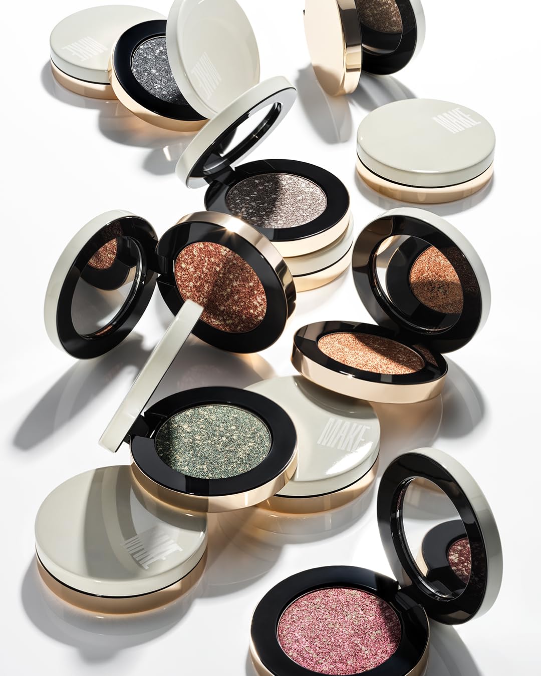 MAKE Beauty Multi-Chromatic Eye Shadow Creamy Long-Wear Powder 0.1 oz Quartz Taupe - Image 6