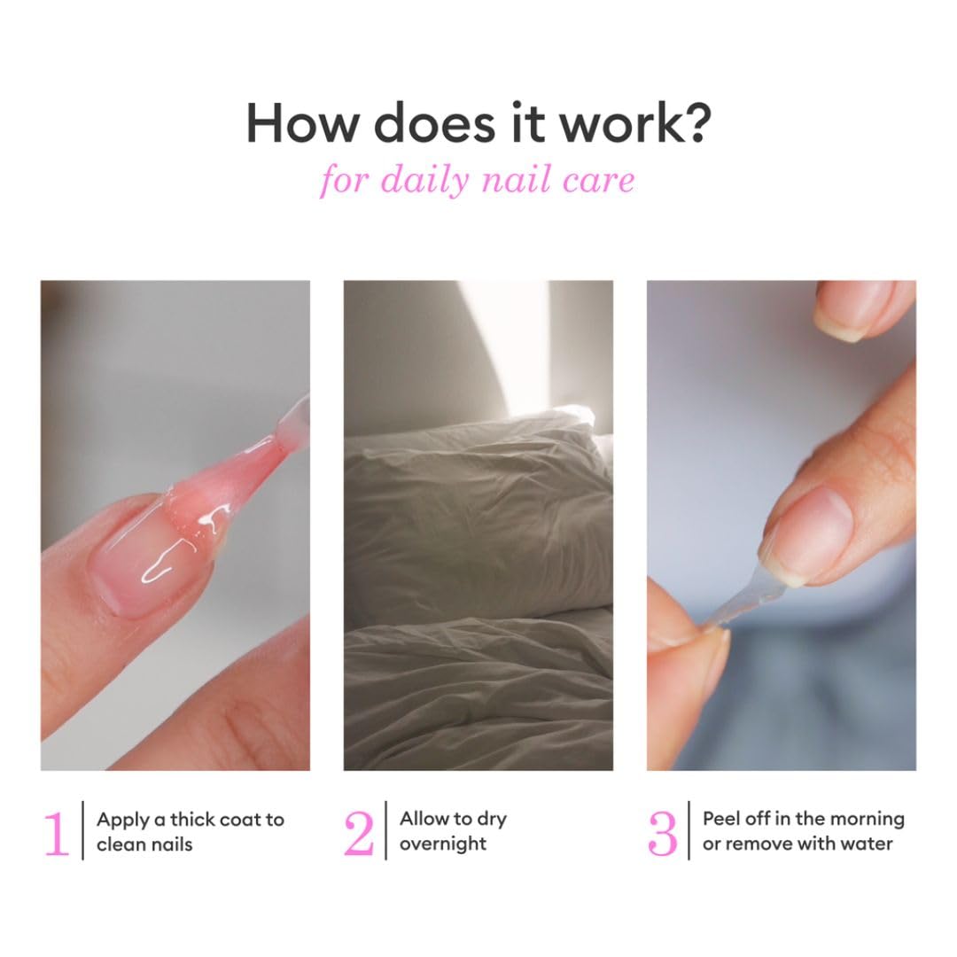 Manucurist SOS Overnight Nail Mask for Damaged Nails 0.5 fl oz 80.5% Natural - Image 6