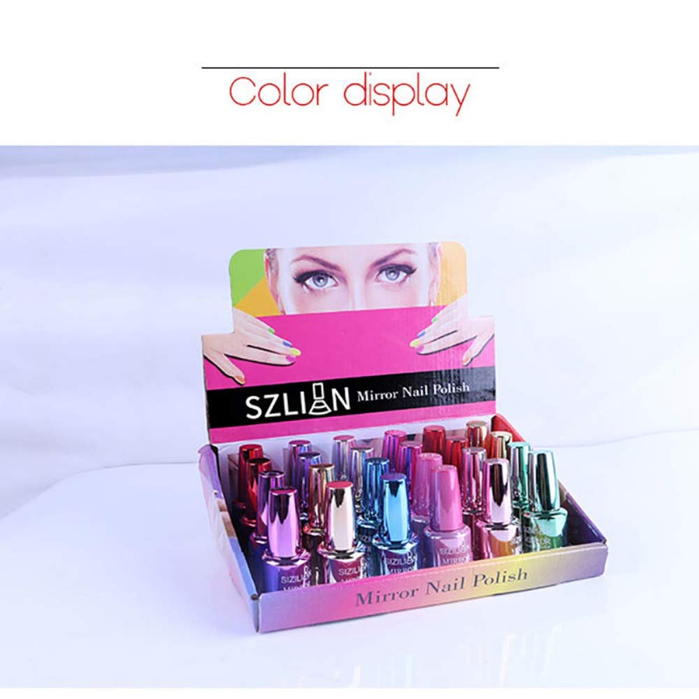 Matte Metallic 18ml Pearl Gold Nail Polish Varnish Durable Manicure Tool - Image 7