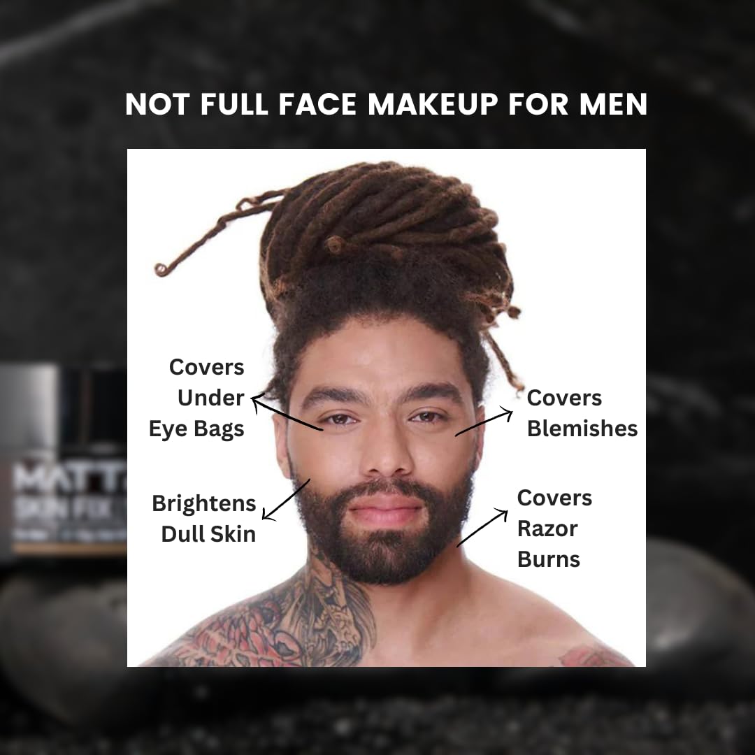 MATTR Skin Fix Tinted Concealer for Men 15g Vegan Formula for Blemishes and Fine Lines - Image 2