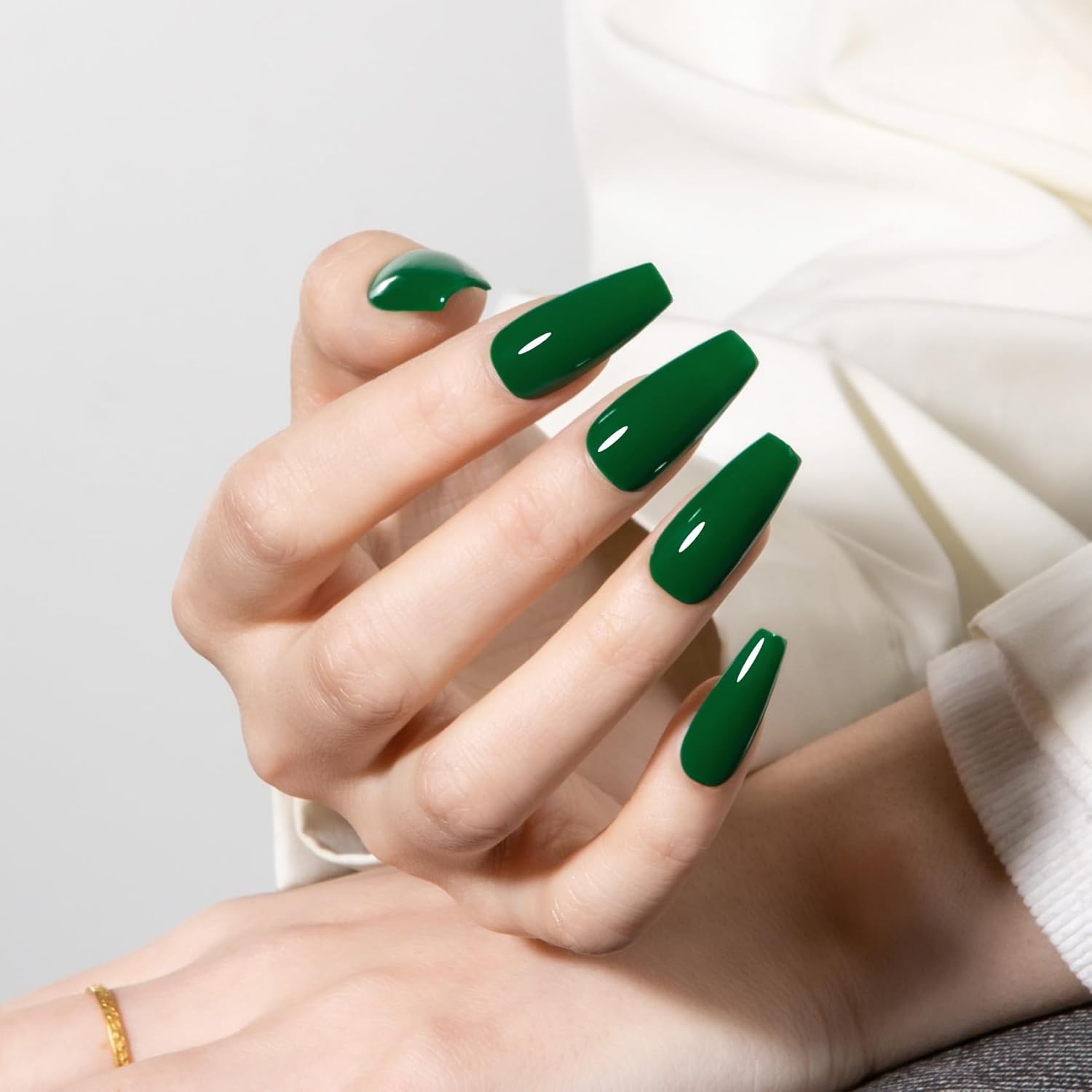 MAYCHAO 15ML Jade Green Gel Nail Polish for Effortless At-Home Manicure and Nail Art - Image 4