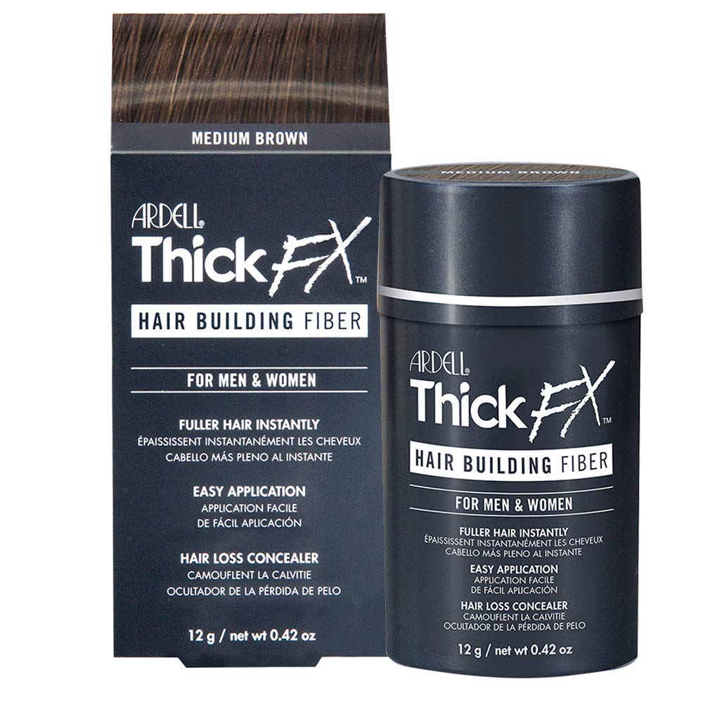 Instant Fuller Hair Medium Brown Fiber Blend 0.42 oz for Thinning Hair - Image 7