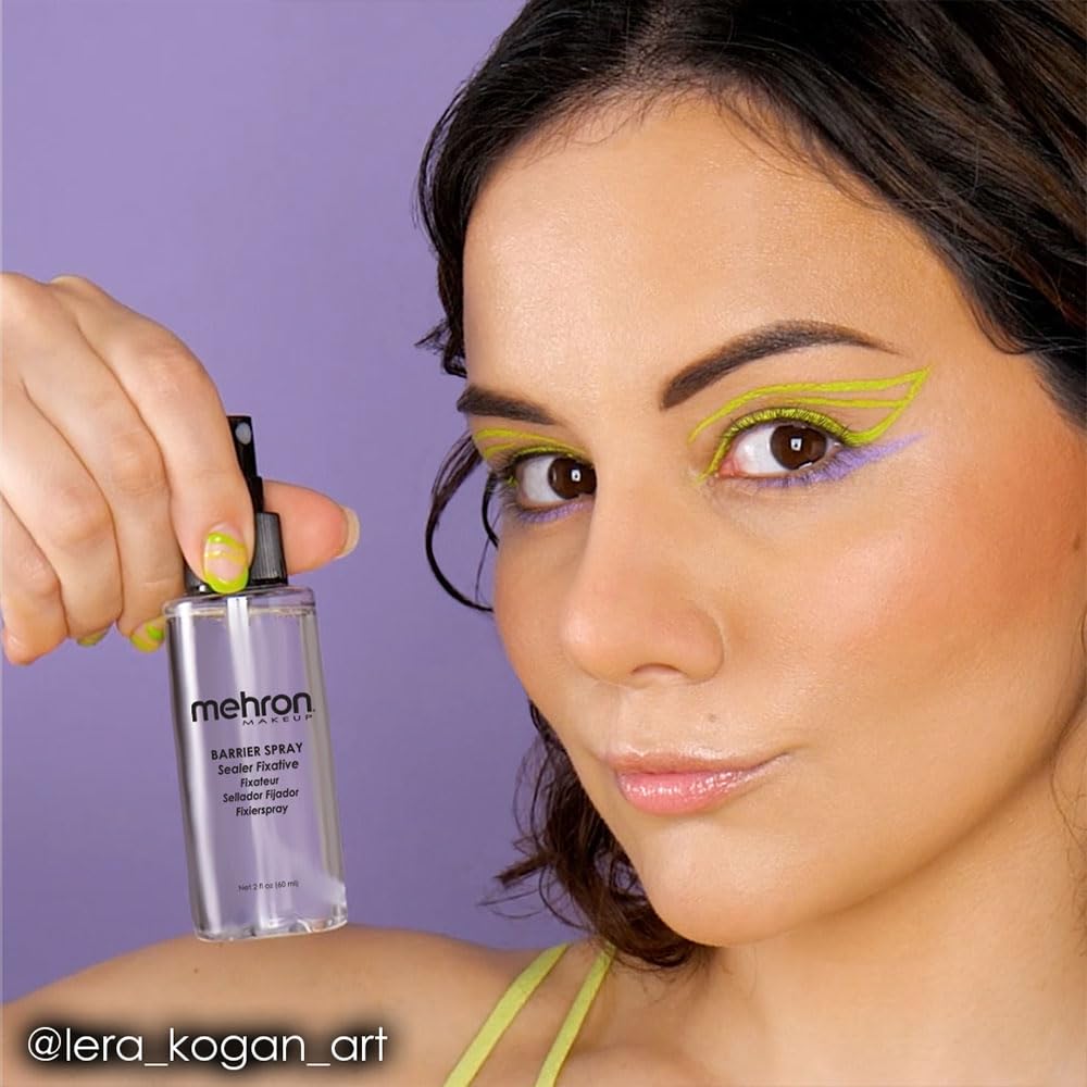 Mehron Makeup Barrier Spray for Face 1 fl oz (29 ml) - Makeup Setting Spray - Image 5