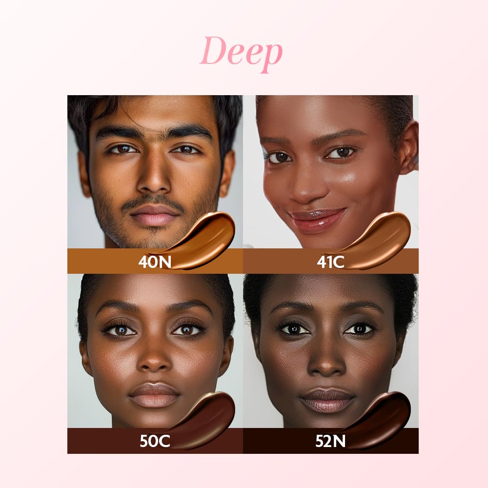 Milktouch Cushion Foundation 52N Espresso 24H Flawless Hydrating Long-Lasting Non-Creasing - Image 6