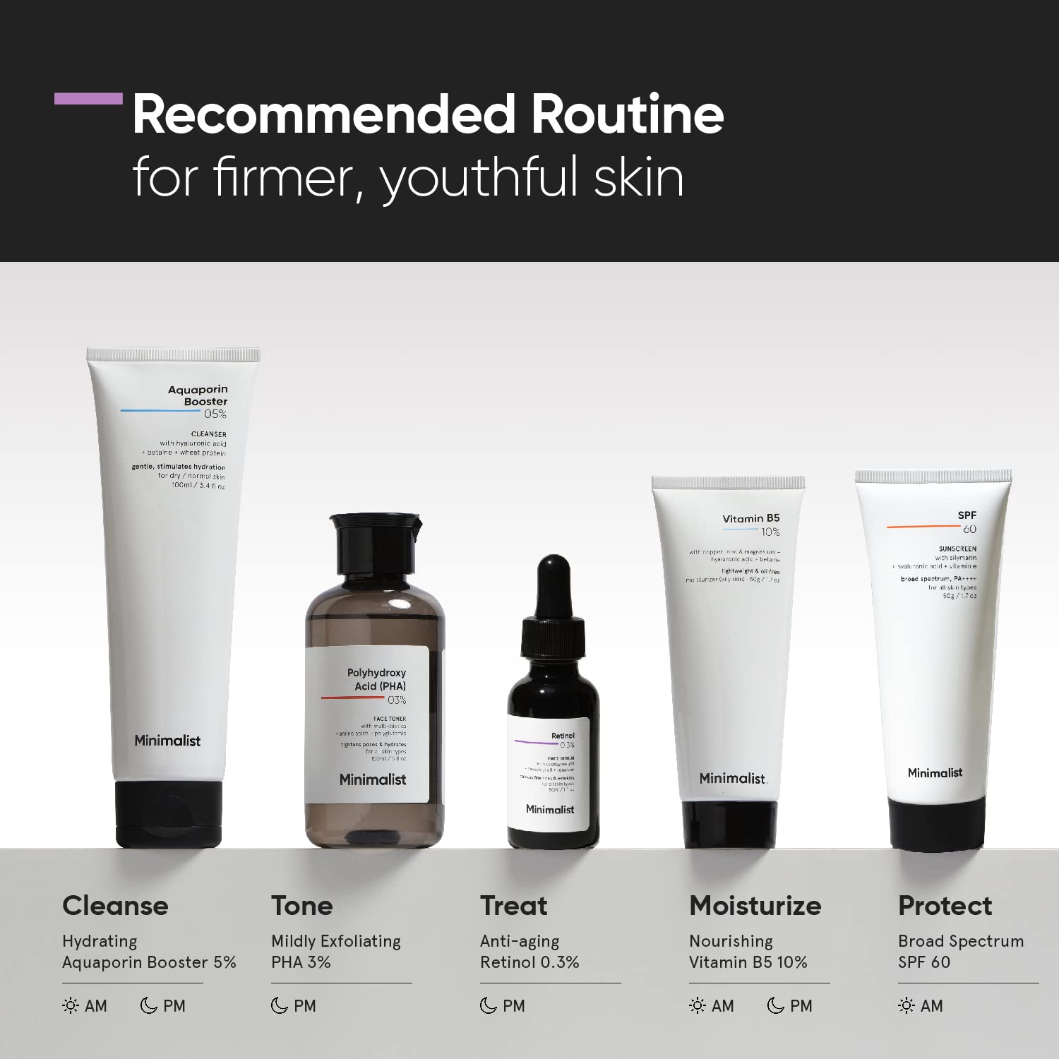 Minimalist 0.3% Retinol Night Serum with Bakuchiol & Squalane 1 Fl Oz - Image 3