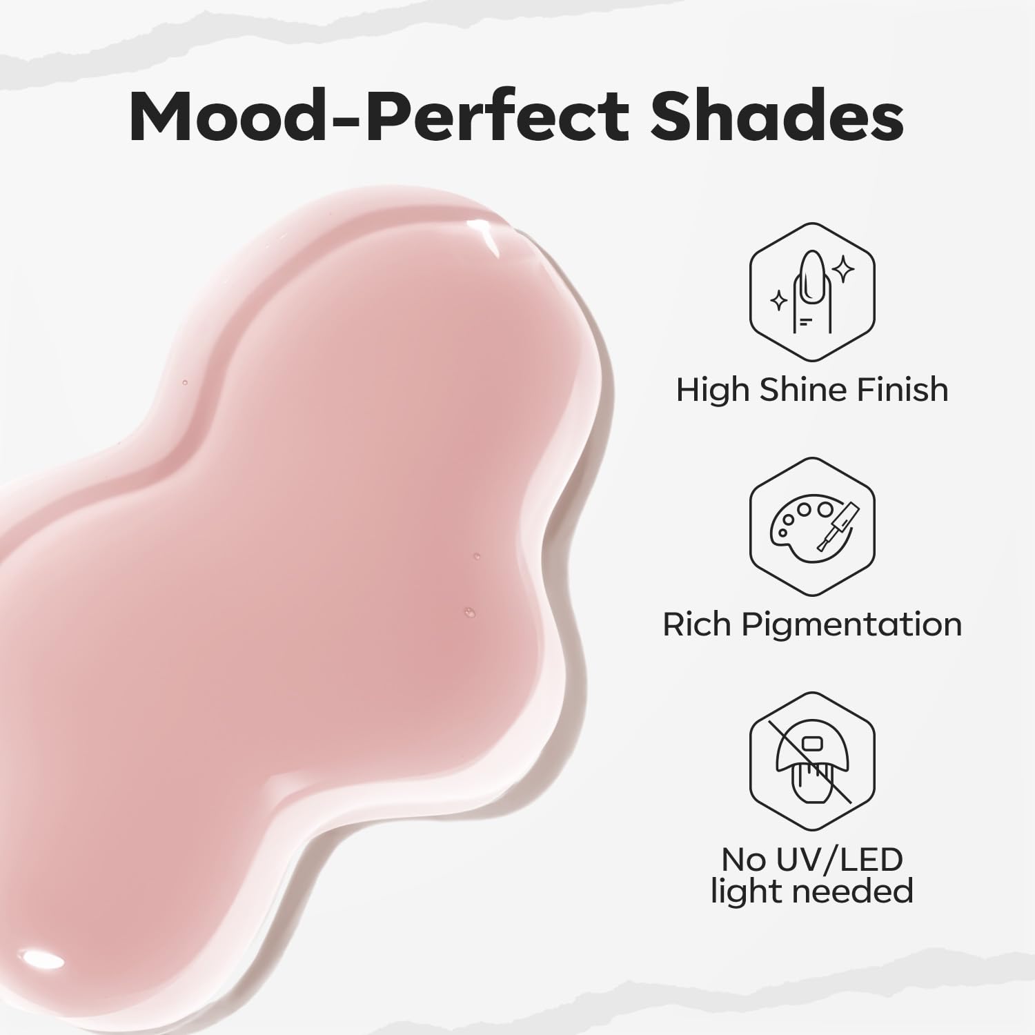 Modelones 15ml Jelly Nude Nail Polish Natural Pink Translucent for DIY Manicure - Image 7