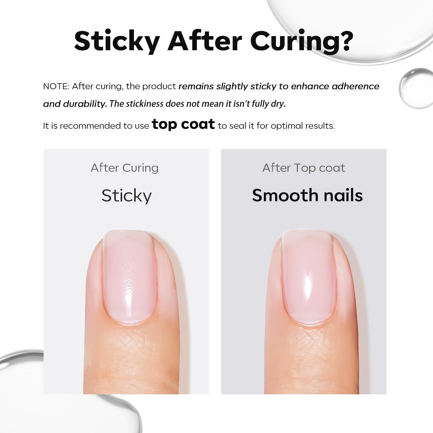 Modelones 3 Piece Clear Builder Nail Gel Kit with Gel Top Coat for Salon and DIY Use - Image 5