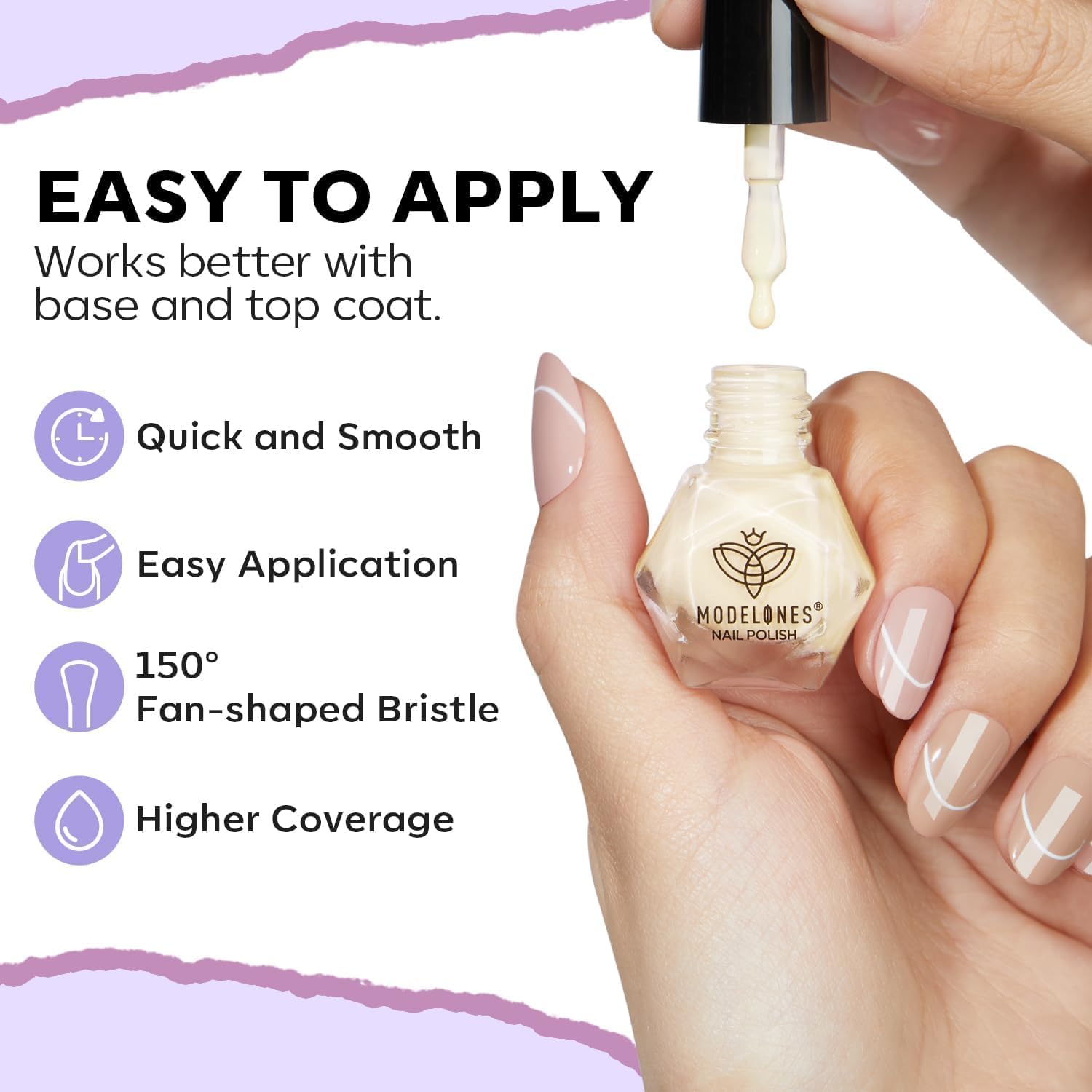 Modelones Cat Eye Gel Nail Polish Kit, 6 Mini Quick Dry Colors for Home DIY Manicure - Image 6