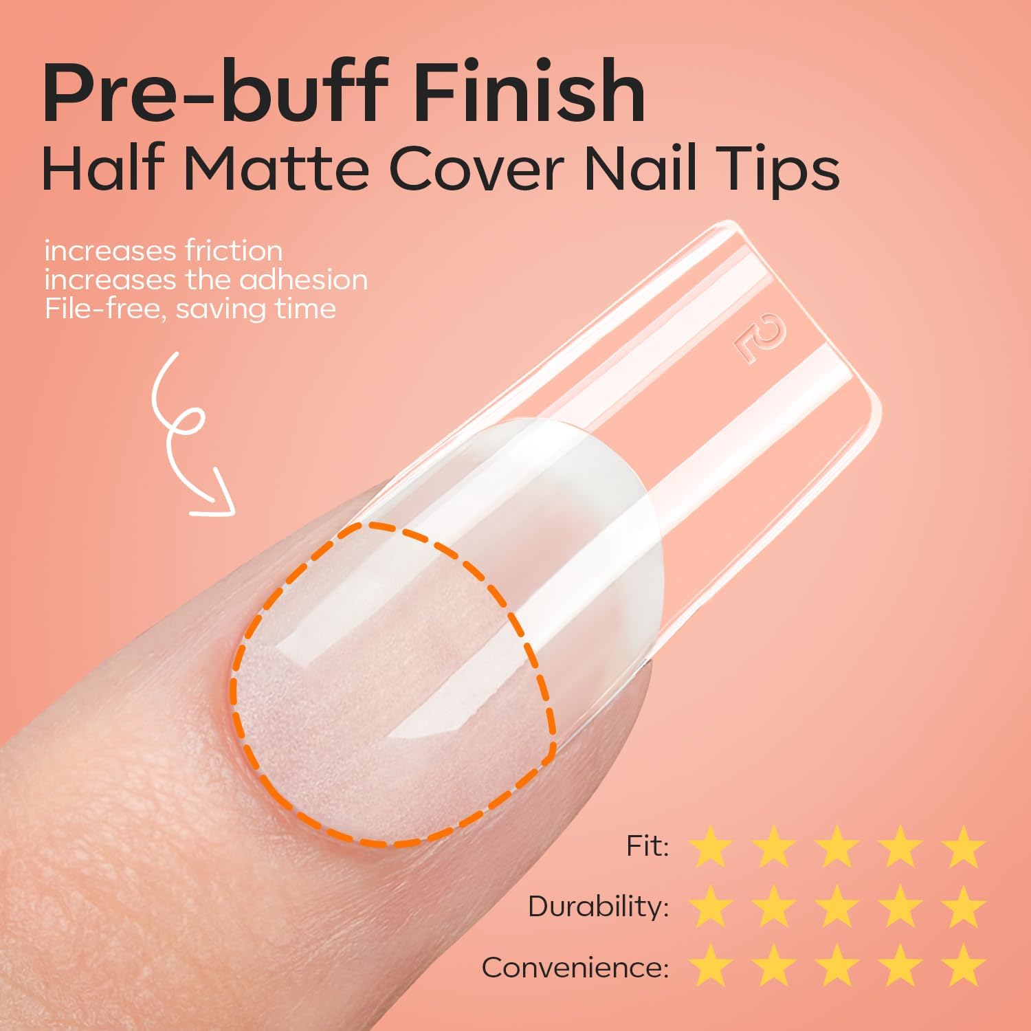 Modelones Medium Square Gel Nail Kit 216 Tips, 9-in-One Glue, and UV Lamp - Image 7