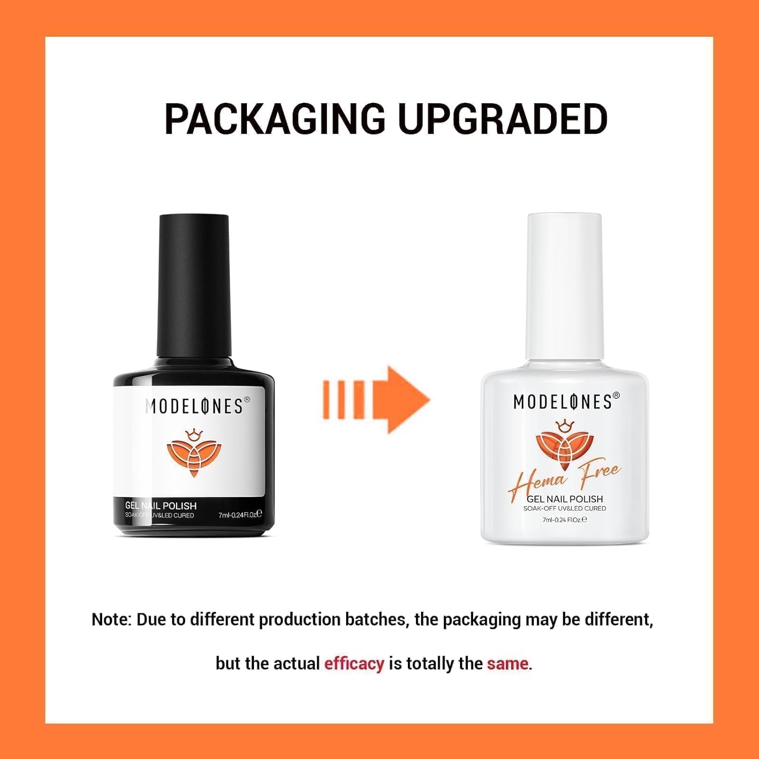 Modelones 6 Color Hema-Free Gel Nail Polish Set for Professional DIY LED Nail Art - Image 8