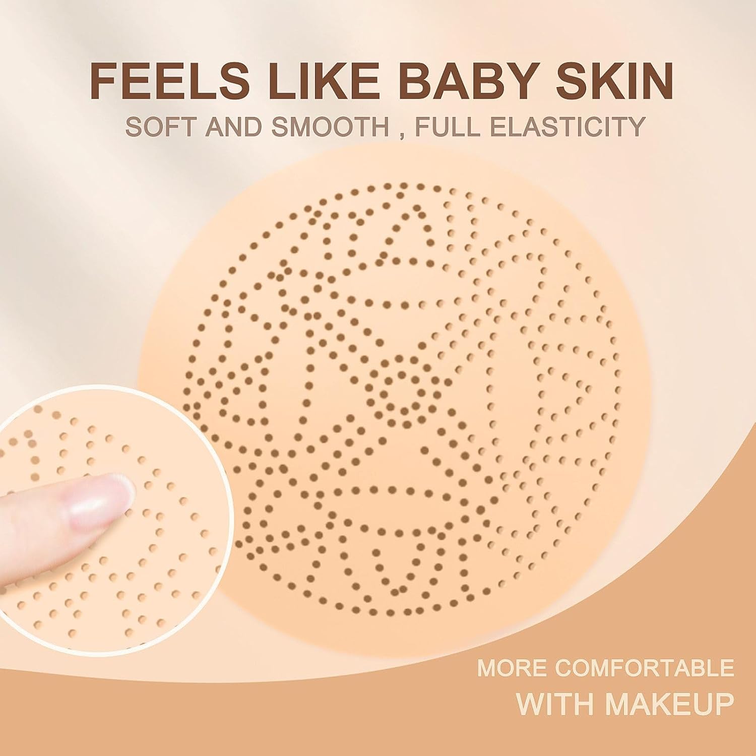 2pcs Mushroom Head Air Cushion CC Cream Set for All Skin Types with Power Puff Applicator - Image 9