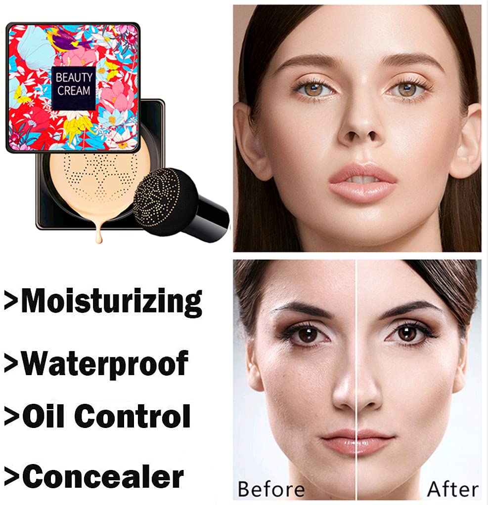 Mushroom Head Air Cushion CC Cream & BB Cream Foundation 30ml Long Lasting Moisturizing - Image 4