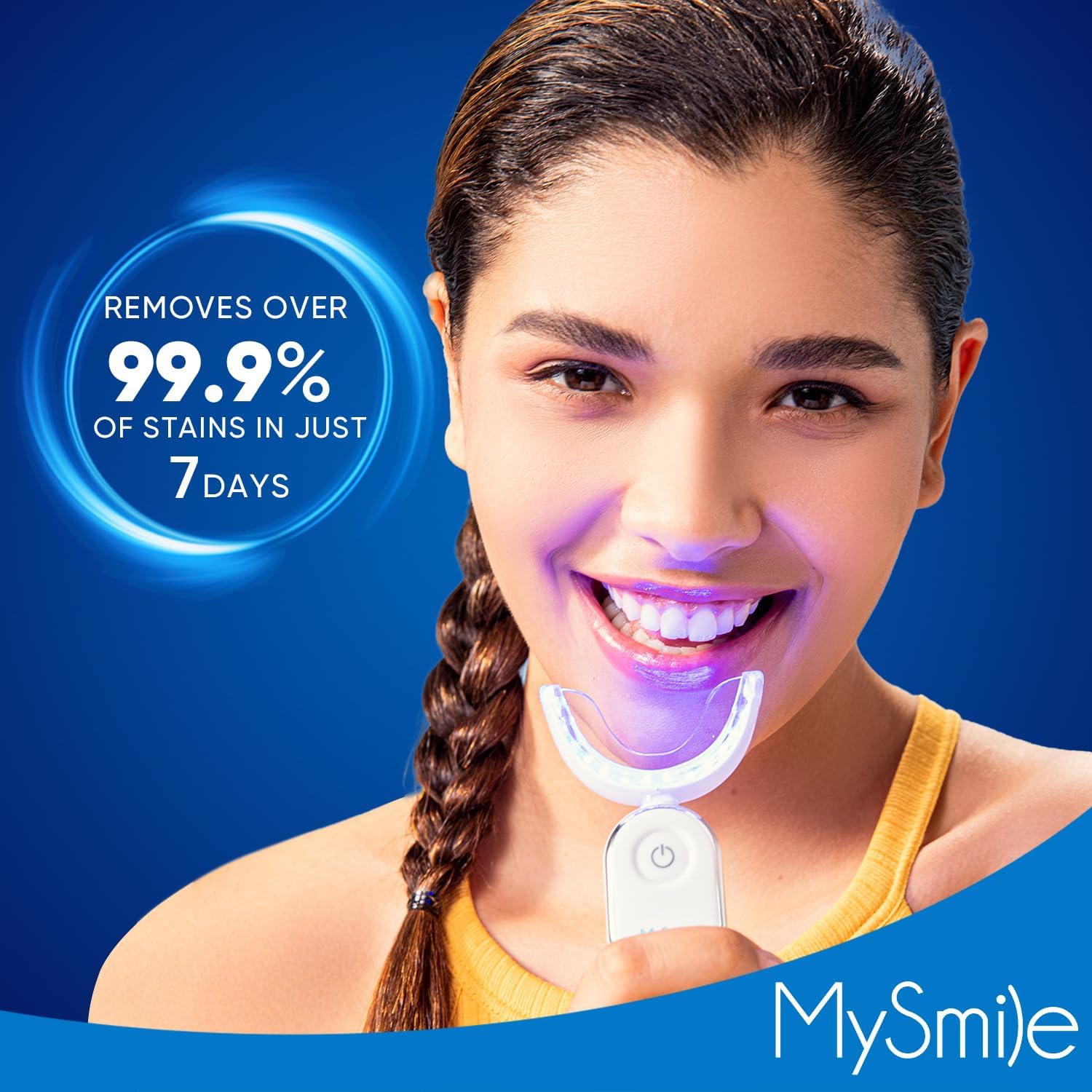 MySmile Sensitive Teeth Whitening Kit with LED Light and 9 Whitening Gel Tubes - Image 6