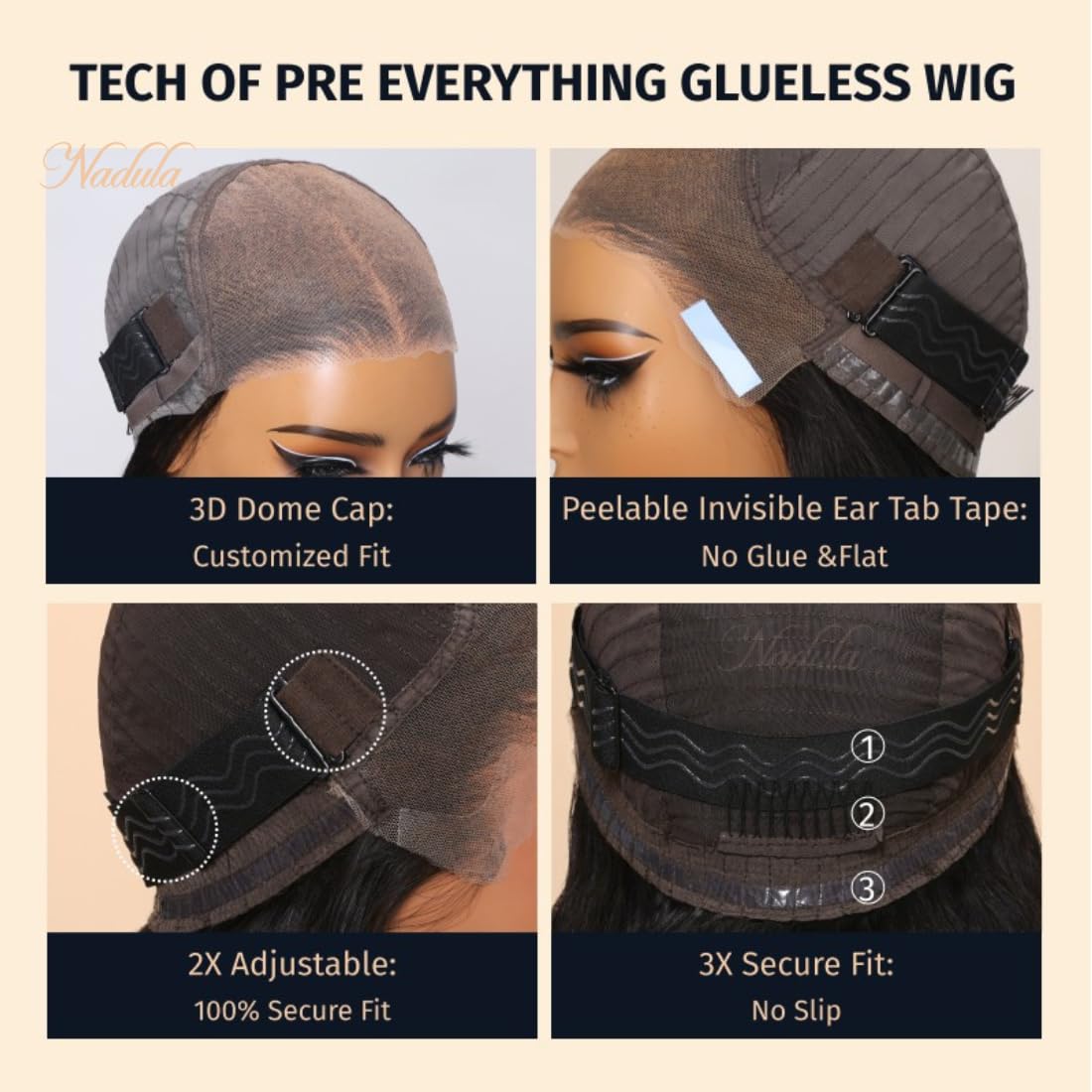 Nadula 10 Inch Glueless Yaki Straight Bob Wig HD Lace Front Human Hair - Image 5