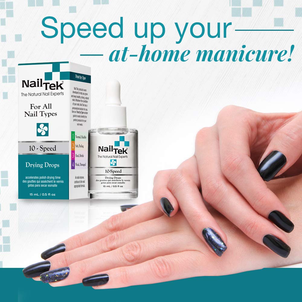 Nail Tek 10-Speed Quick Drying Nail Polish Drops 0.5 fl oz for All Nails - Image 2