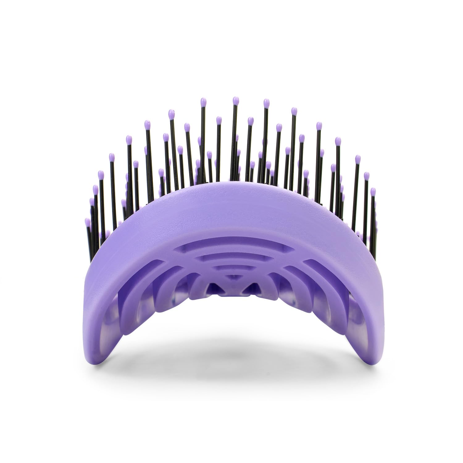 NuWay 4HAIR DoubleC Violet Detangling Brush U.S. Patented Design Hair Dryer Safe - Image 7