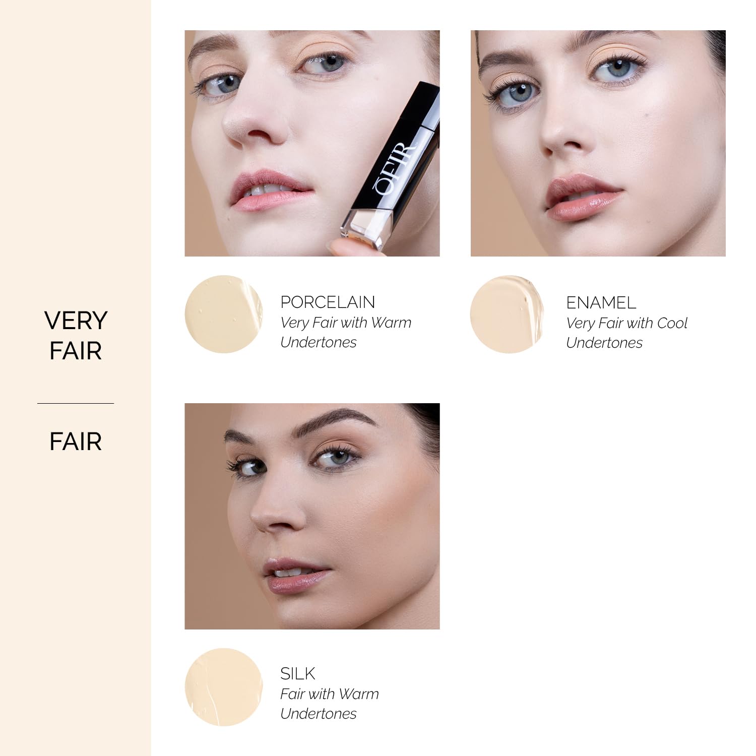 OFIR Weightless Vegan Concealer for Dark Circles, Porcelain Very Fair Warm, 0.27 OZ - Image 6