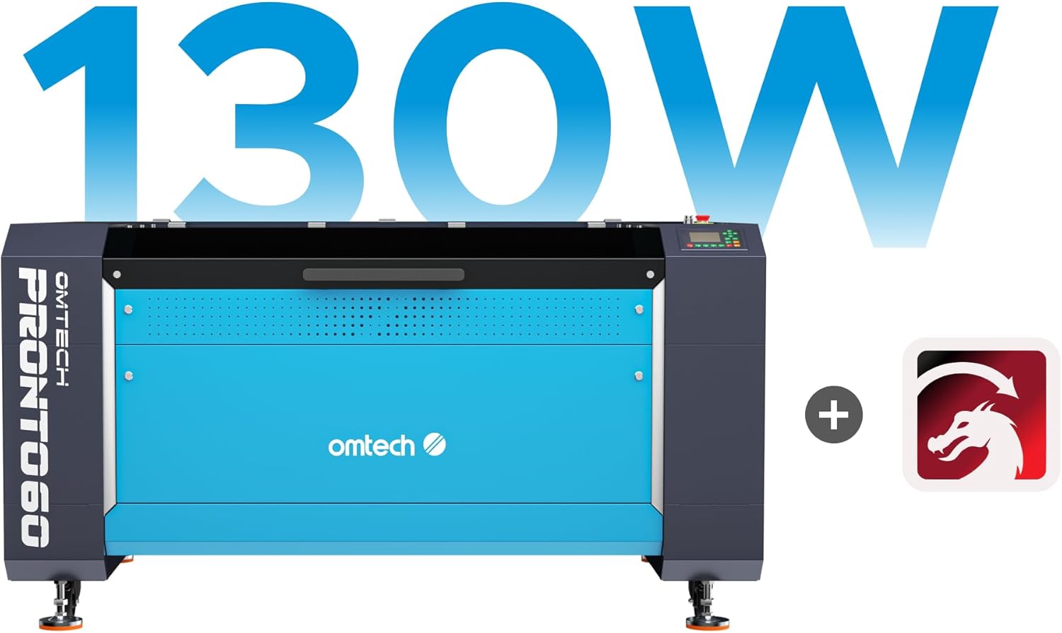 OMTech Pronto 130W CO2 Laser Engraver Cutter 51x35 Workspace Autofocus Air Assist - Image 2