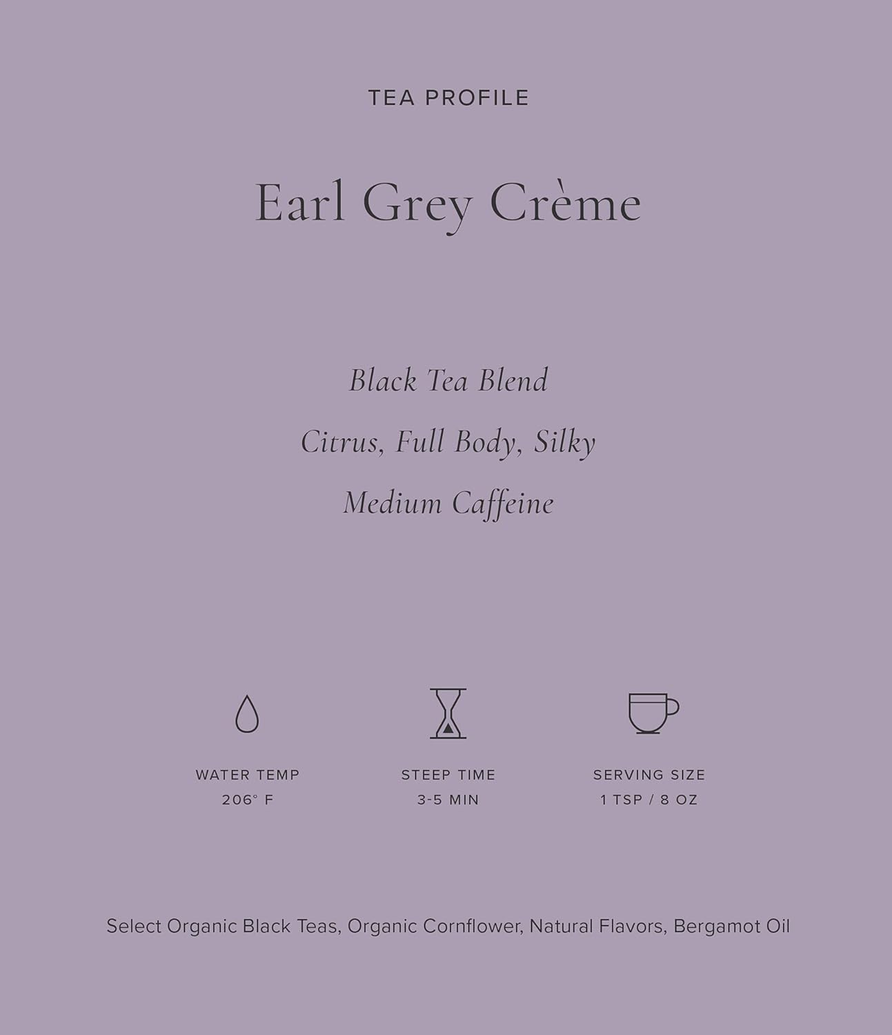 Artisan Loose Leaf Organic Earl Grey Creme Tea 2.5oz in Decorative Tin - Image 4