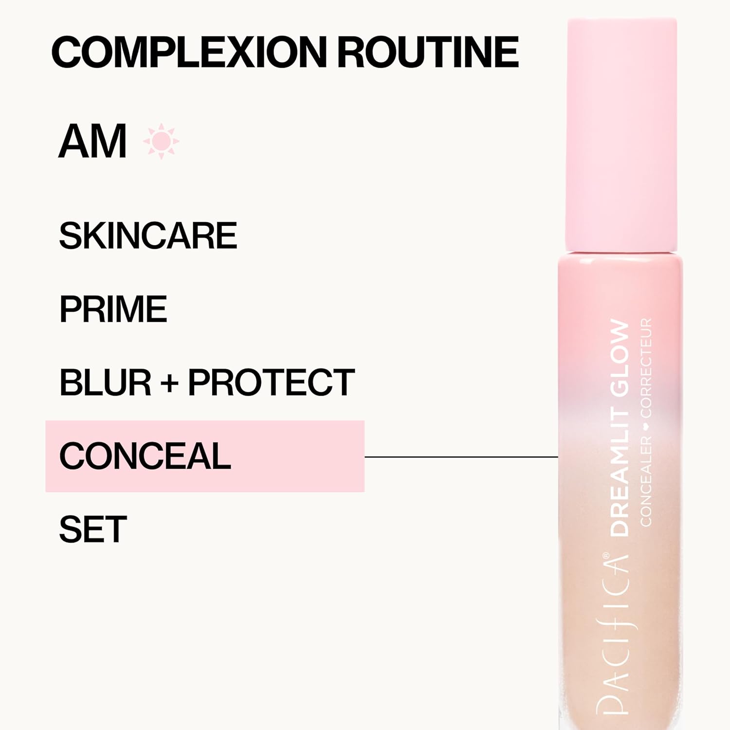 Pacifica DreamLit Glow Squalane Full Coverage Concealer for Dark Circles 0.3 oz Vegan - Image 9