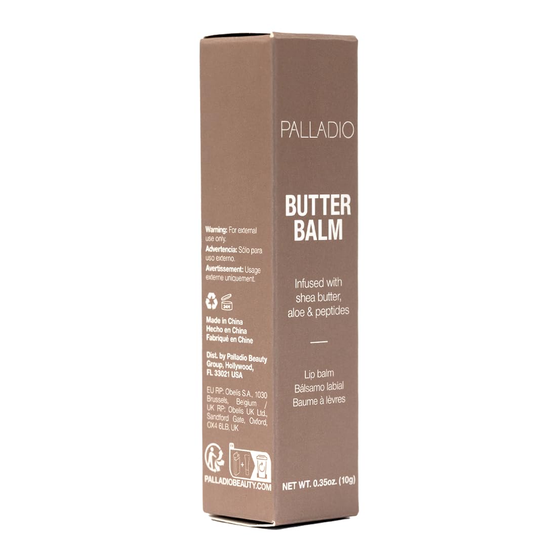 Palladio Butter Balm Hydrating Lip Balm with Sheer Tint and Aloe, 0.15 oz, Vegan - Image 7