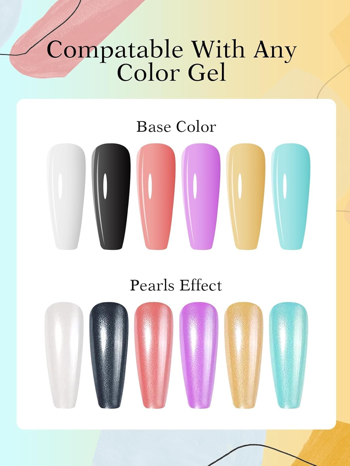 Pearl Chrome Nail Powder BISHENGYF 10g for DIY Nail Art with Super Mirror Effect - Image 8