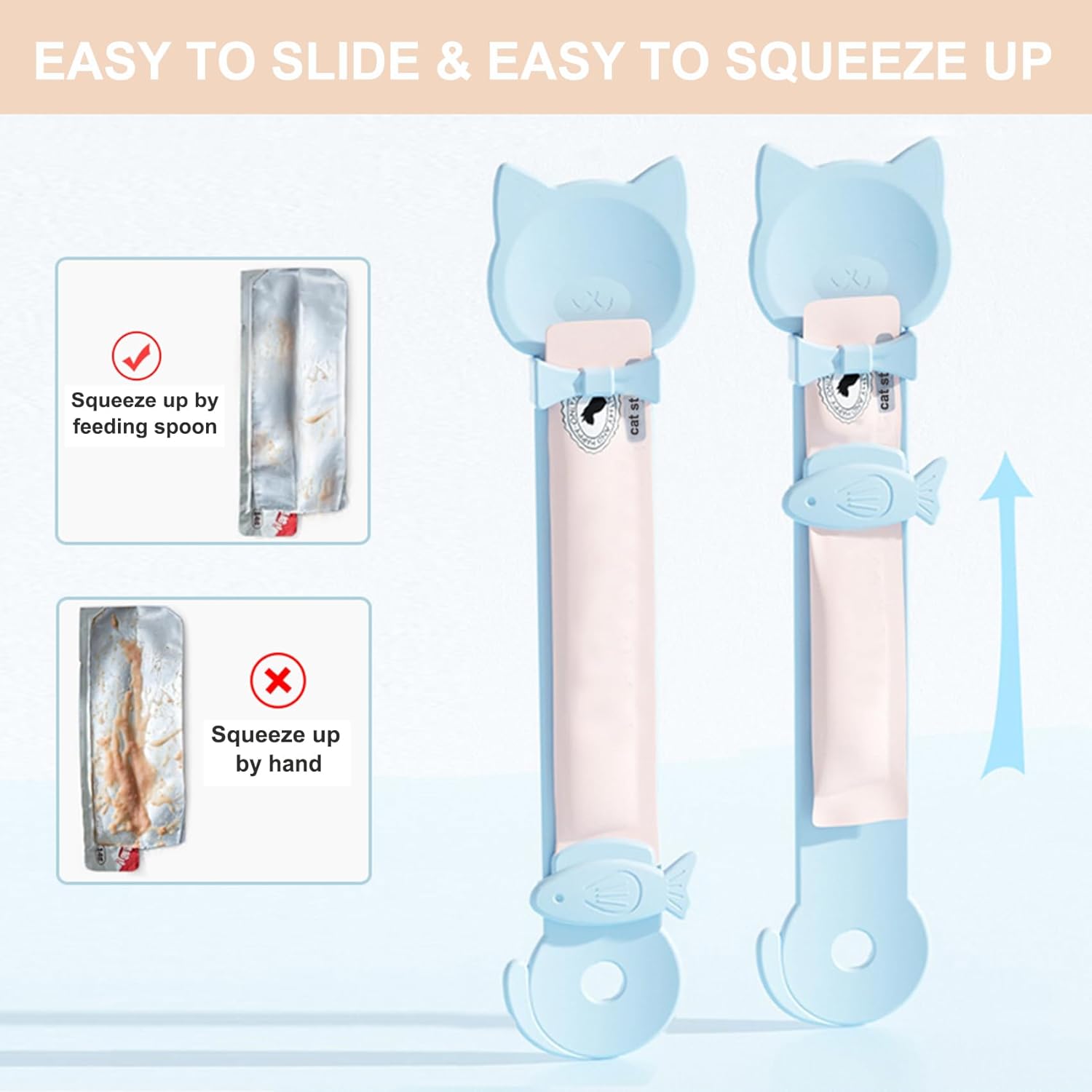 PETPAWLOVELY 3 Piece Cat Treat Spoons for Easy Feeding and Wet Food Dispensing - Image 4