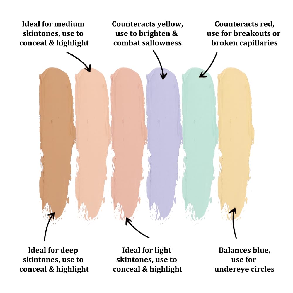 PHOERA Full Coverage Concealer Palette for Face Contouring Color Correction 03 Deep - Image 4