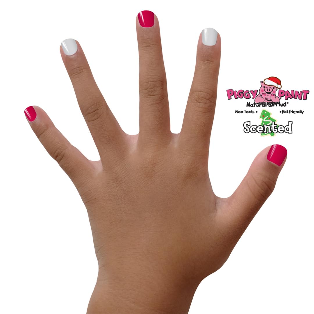 Piggy Paint Non-Toxic Girls Nail Polish Gift Set, Candy Cane Craze, 0.5 oz, Vegan - Image 5