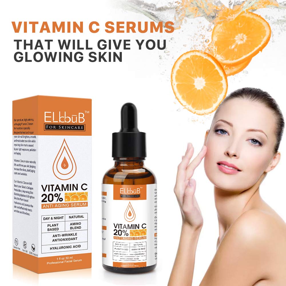 Revitalize Your Skin: 1oz Premium 20% Vitamin C Serum with Hyaluronic Acid and Retinol - Image 2
