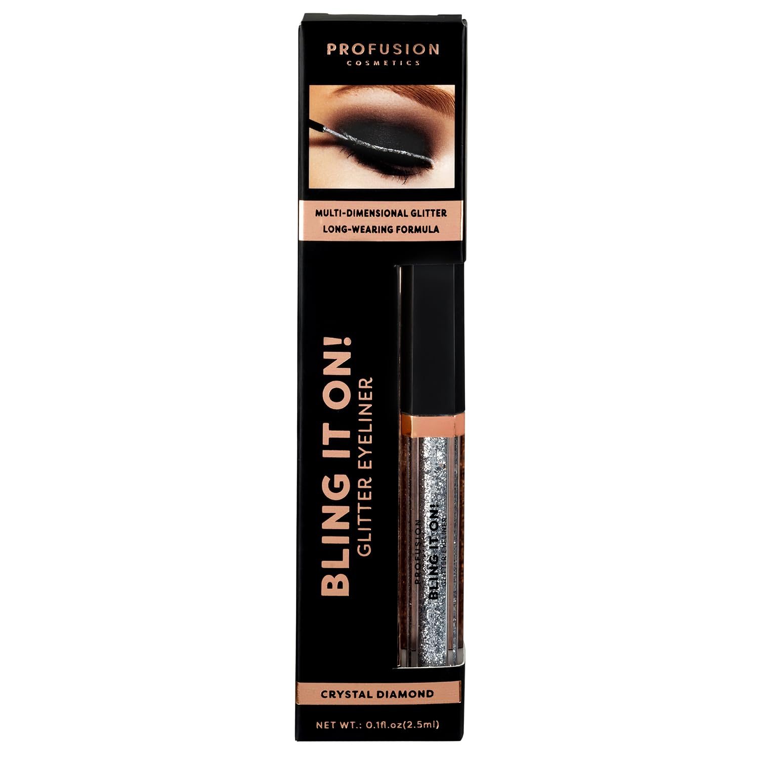 Profusion Cosmetics Bling It On Multi-Dimensional Glitter Eyeliner 0.08 oz - Image 2