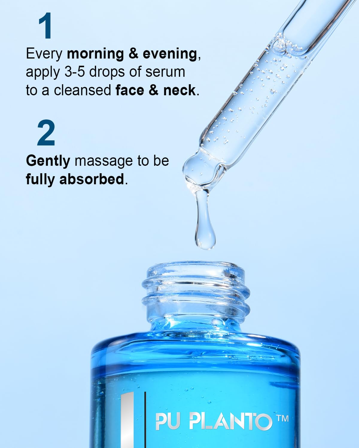PU PLANTO B5 Hyaluronic Acid Serum 2oz, Hydrating Anti-Aging Formula with Vitamin B5 - Image 5