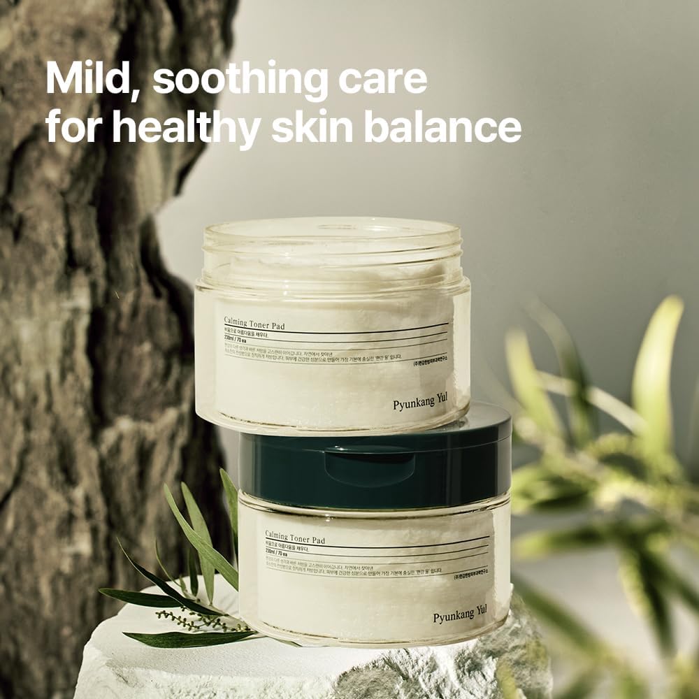 Pyunkang Yul Calming Toner Pads with Tea Tree and 5 Hyaluronic Acids, 70 Count, 7.7 fl oz - Image 3