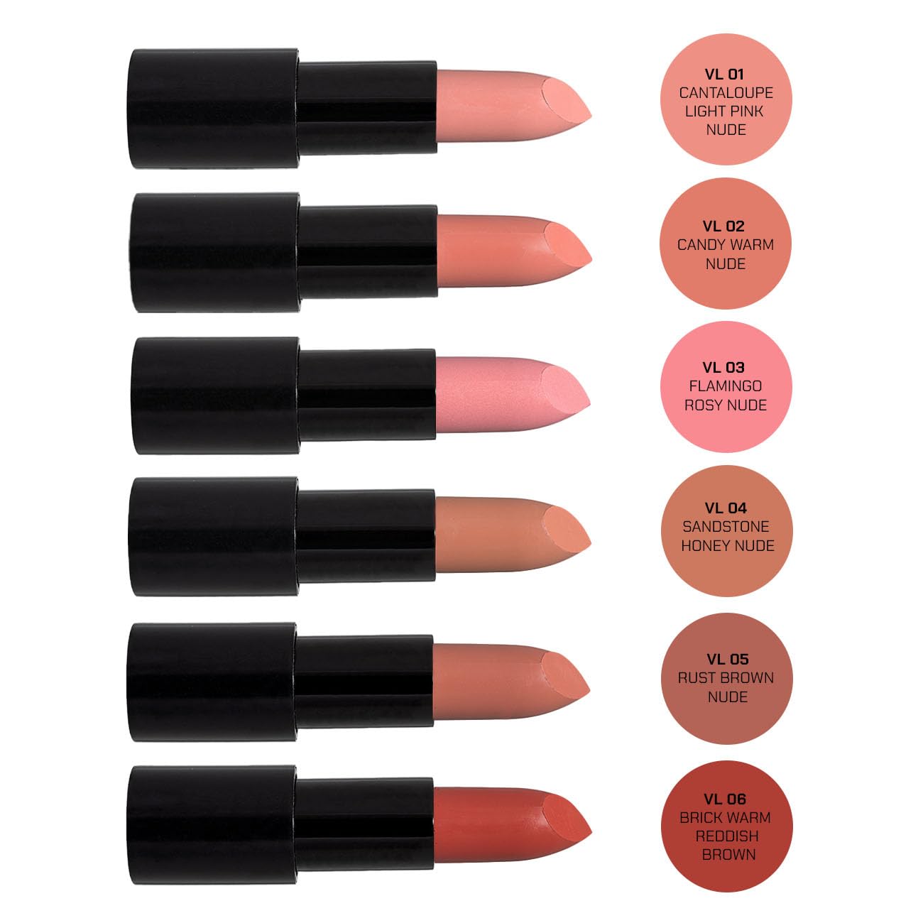 Radiant Professional Advanced Care 4g Moisturizing Matte Lipstick 06 Brick Warm Reddish Brown - Image 6
