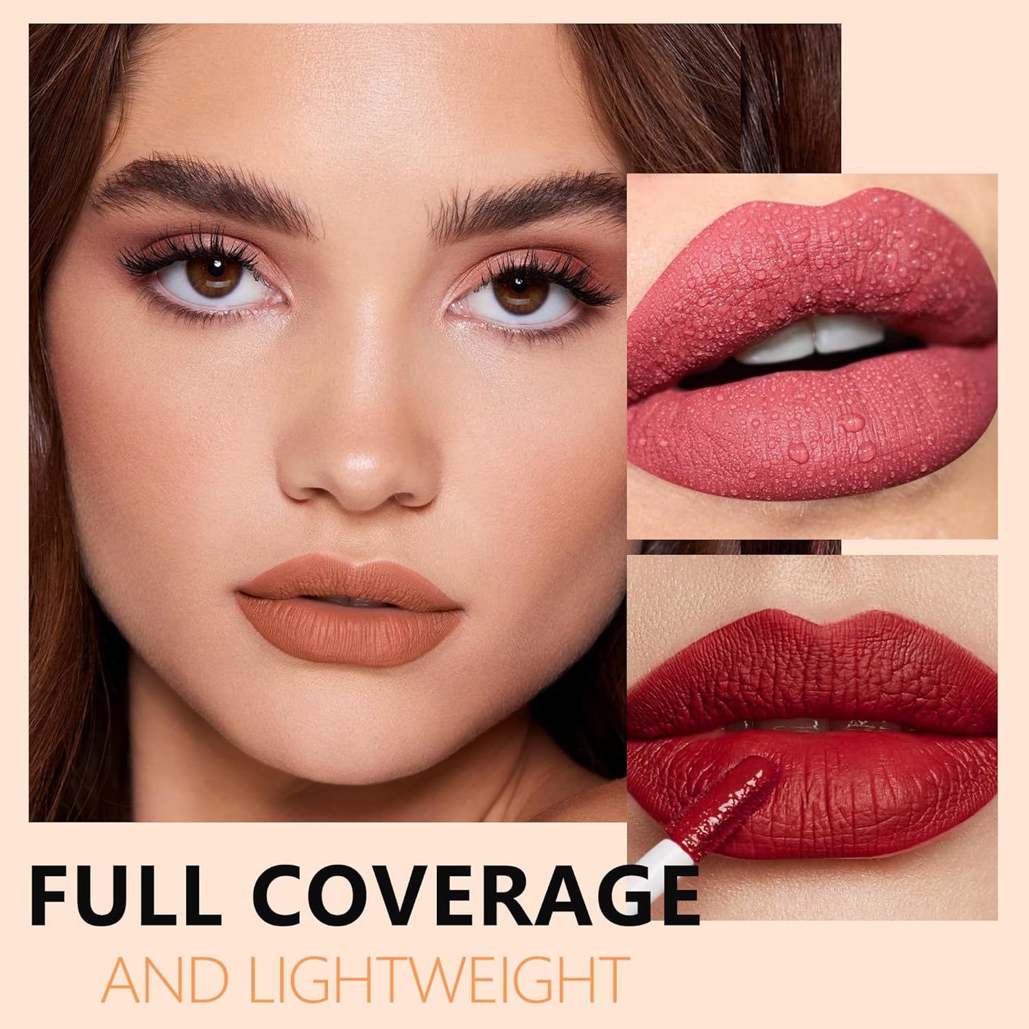 A48 Tea Time Long Lasting Smudgeproof Transferproof Vegan Red Lipstick for Women 1 Pack - Image 4