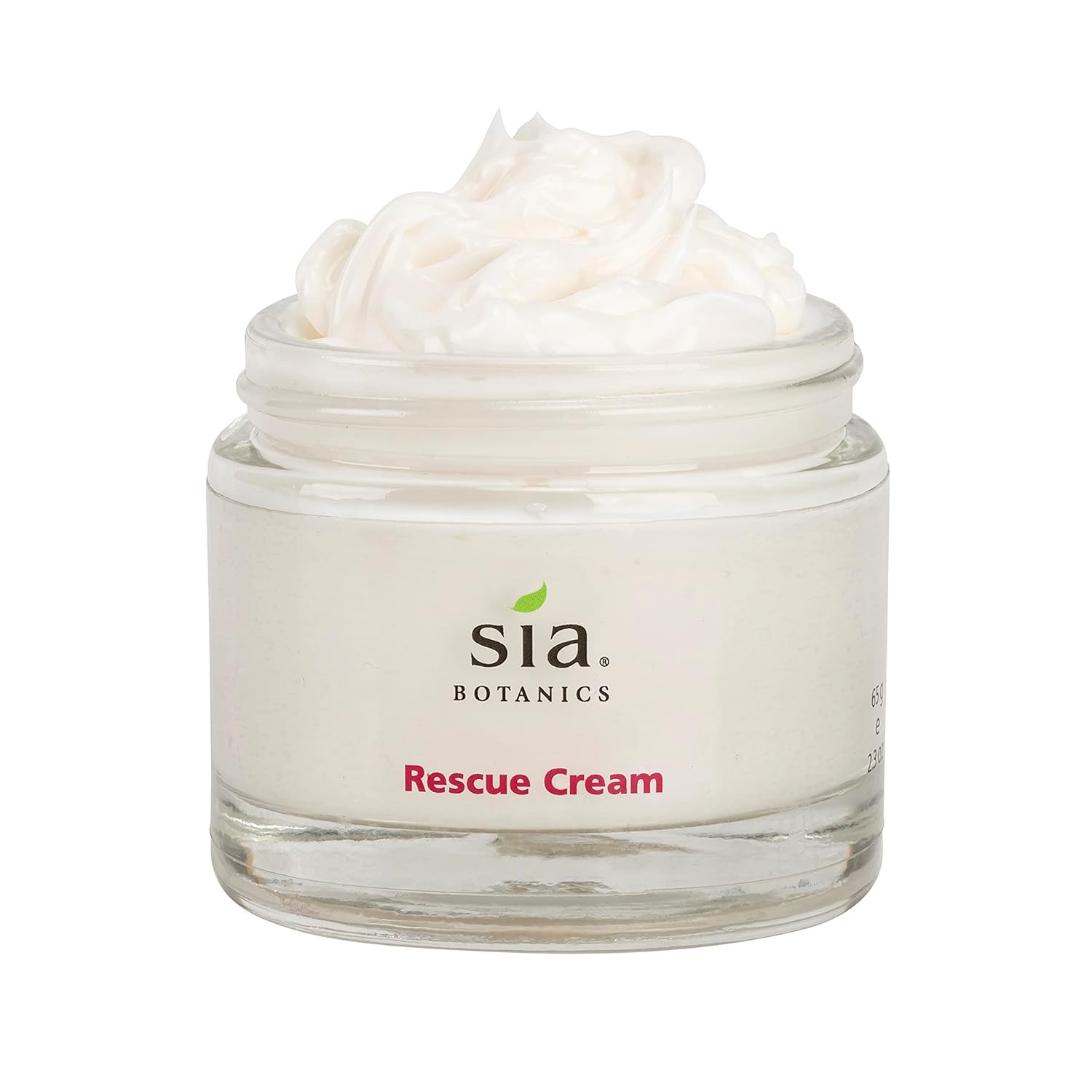 Rescue Face Cream 65g Glass Jar - Natural Botanical Facial Moisturizer with Prickly Pear, Aloe Vera, Green Tea - Image 3