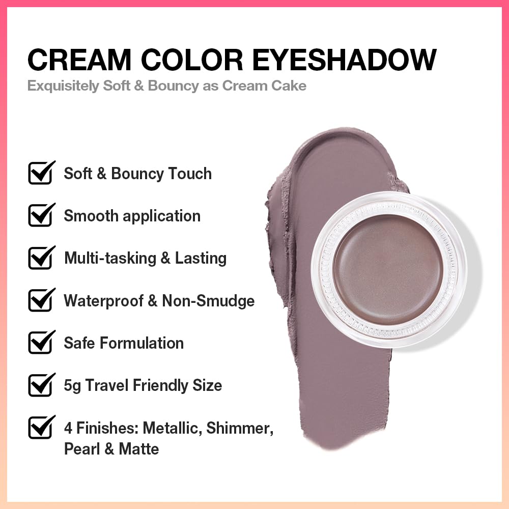 Single Cream Espresso Brown Matte Holographic Eyeshadow Palette for Mature Skin 715 - Image 5