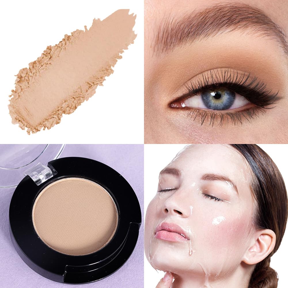 Single Matte Eyeshadow Palette - Neutral Dark Brown Shades for Women, Highly Pigmented - Image 3